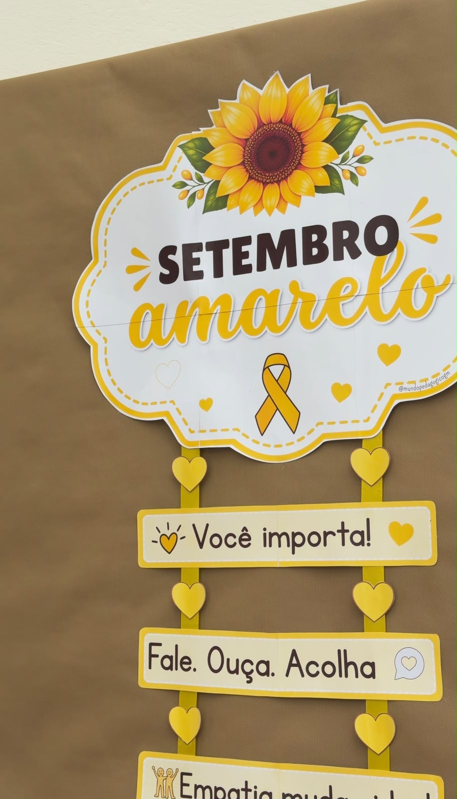 Setembro Amarelo no Instituto Arte e Vida